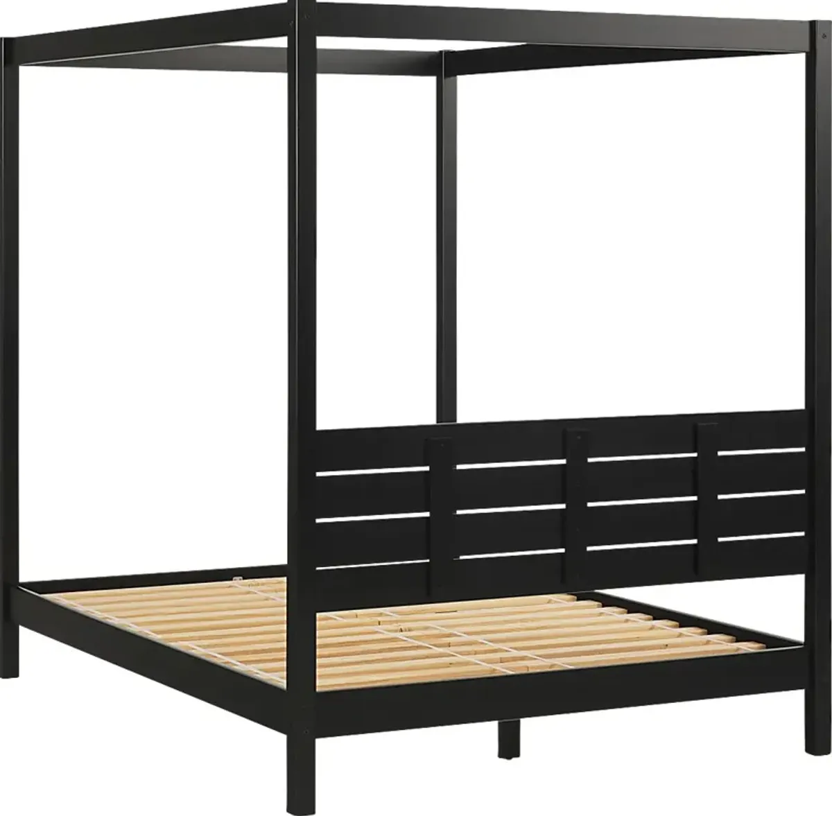 Sablegreen Black Queen Bed