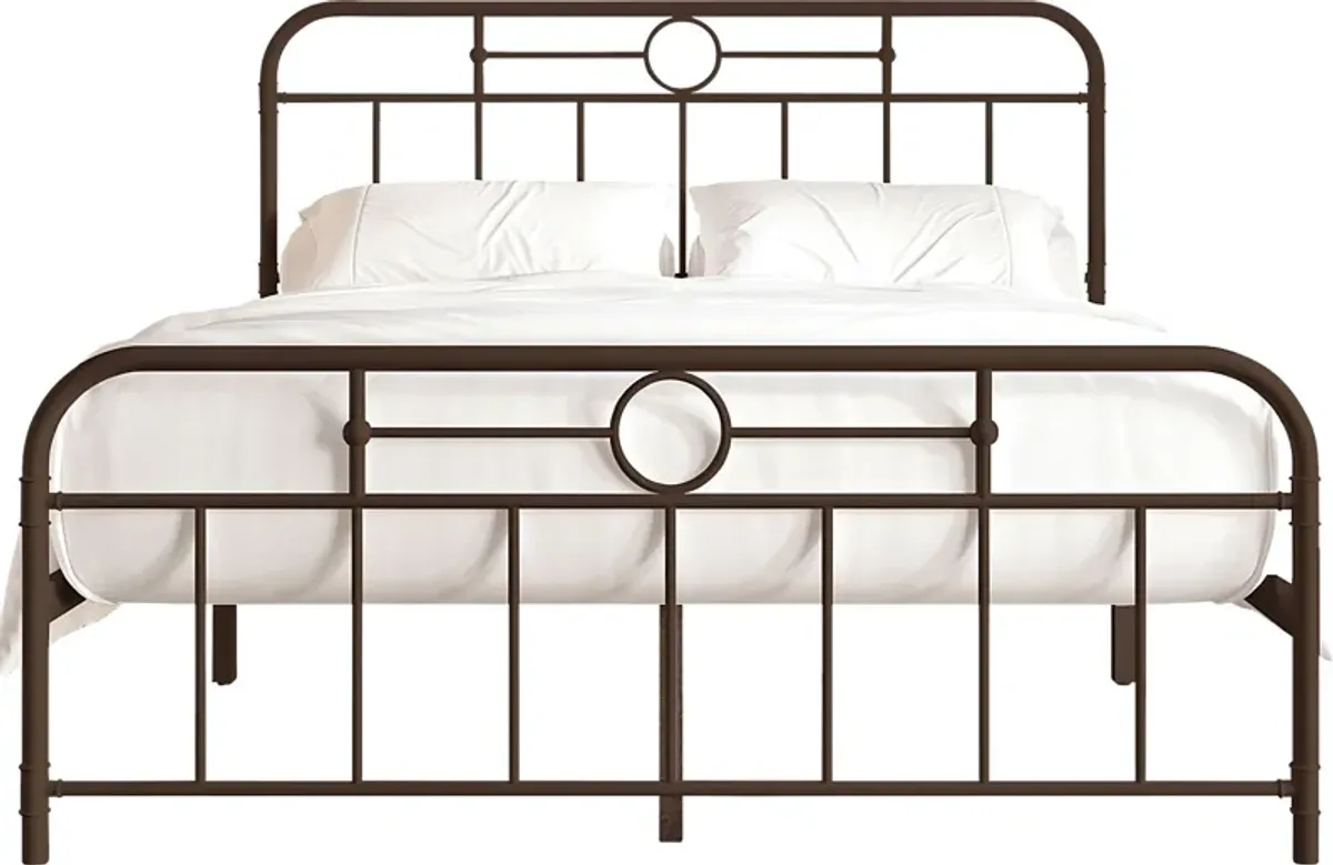 Oceanwell Brown Queen Bed