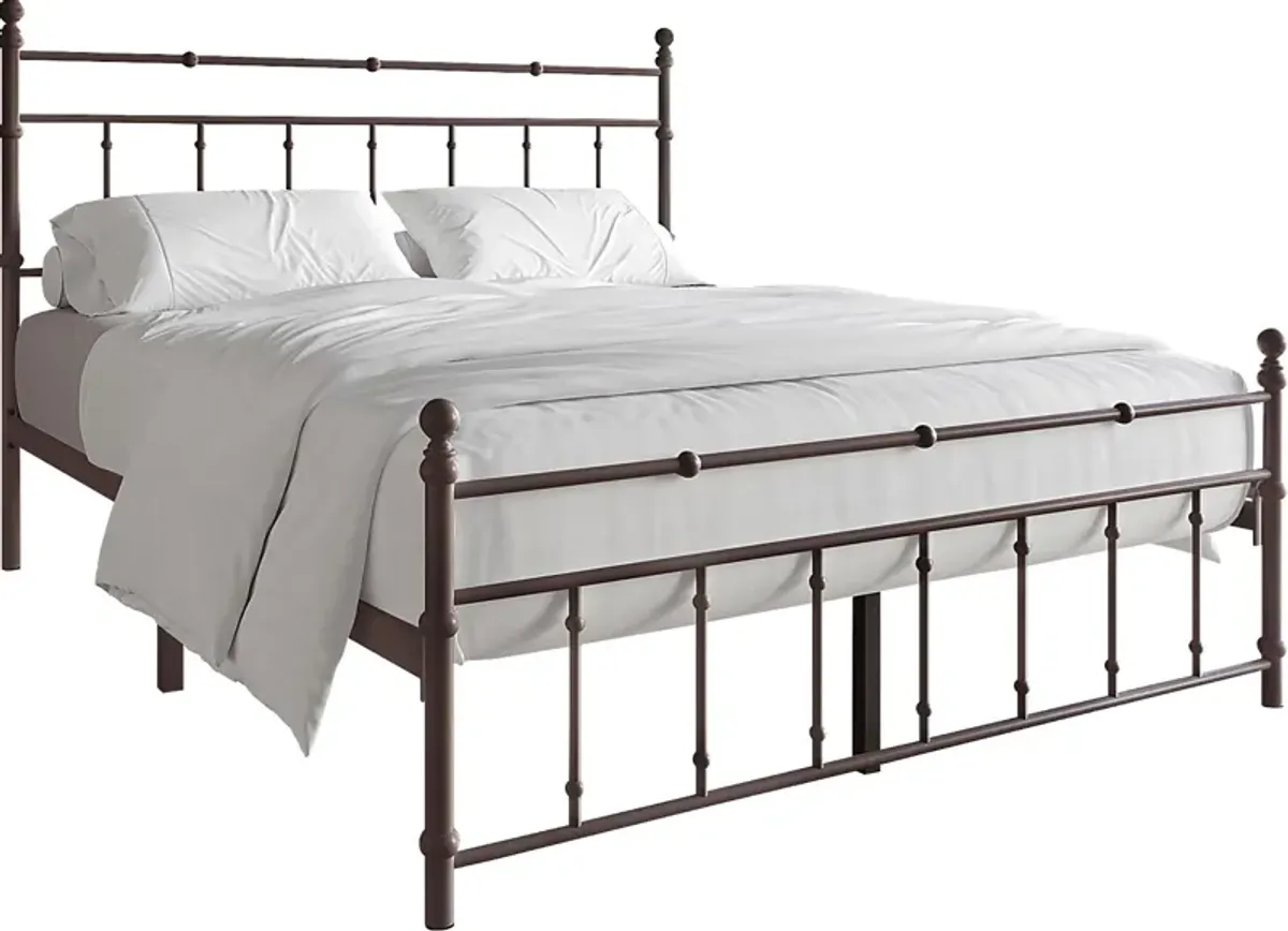 Griffincast Brown Queen Bed