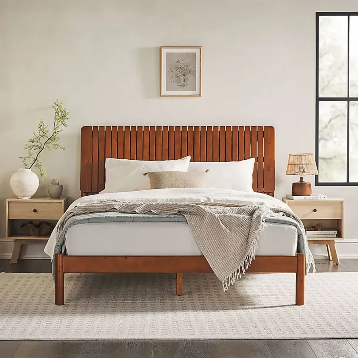 Panaridge Brown Queen Bed