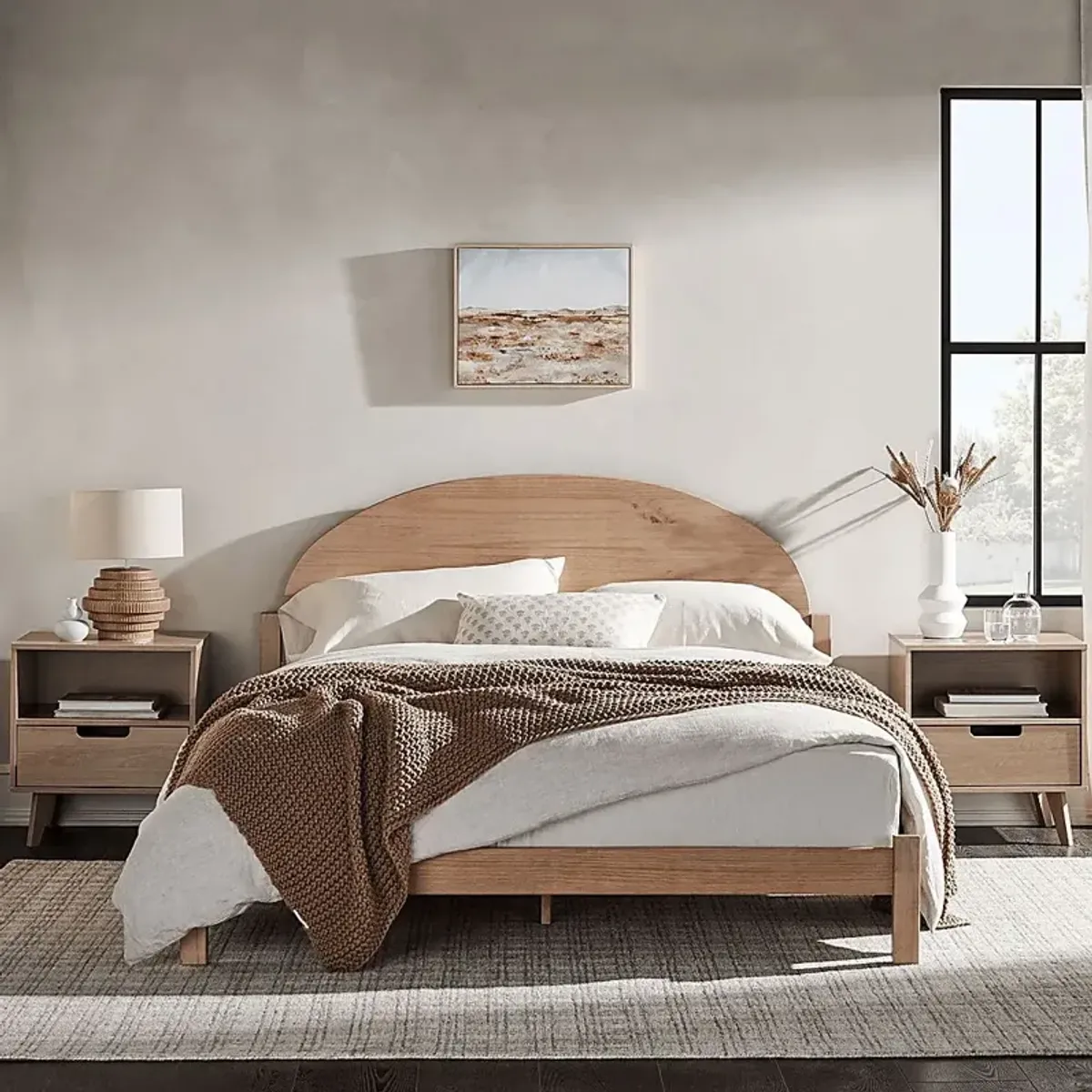 Artwin Natural Queen Bed