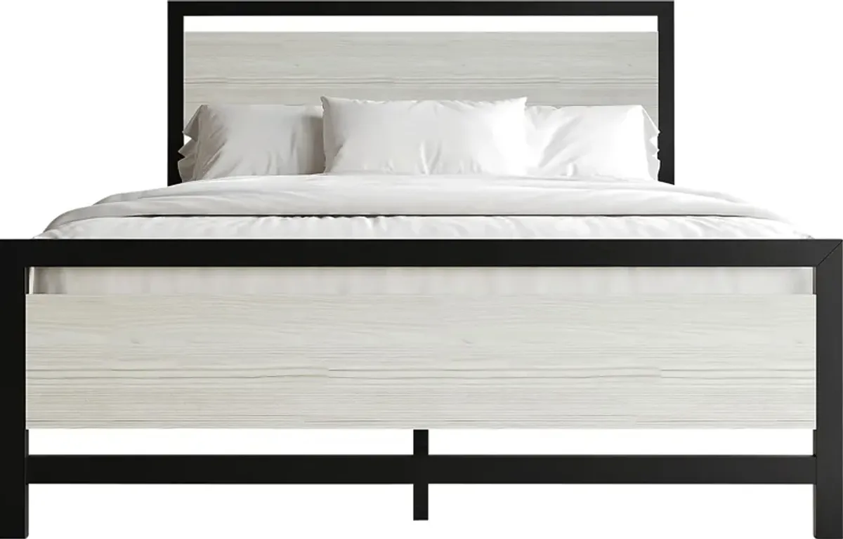 Diamondbite Gray Queen Bed