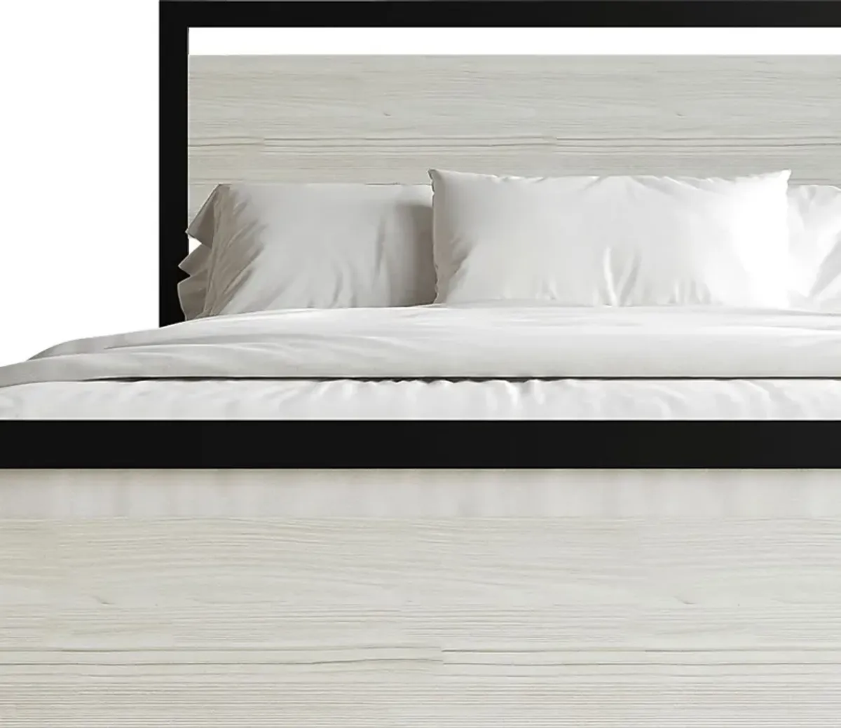 Diamondbite Gray Queen Bed