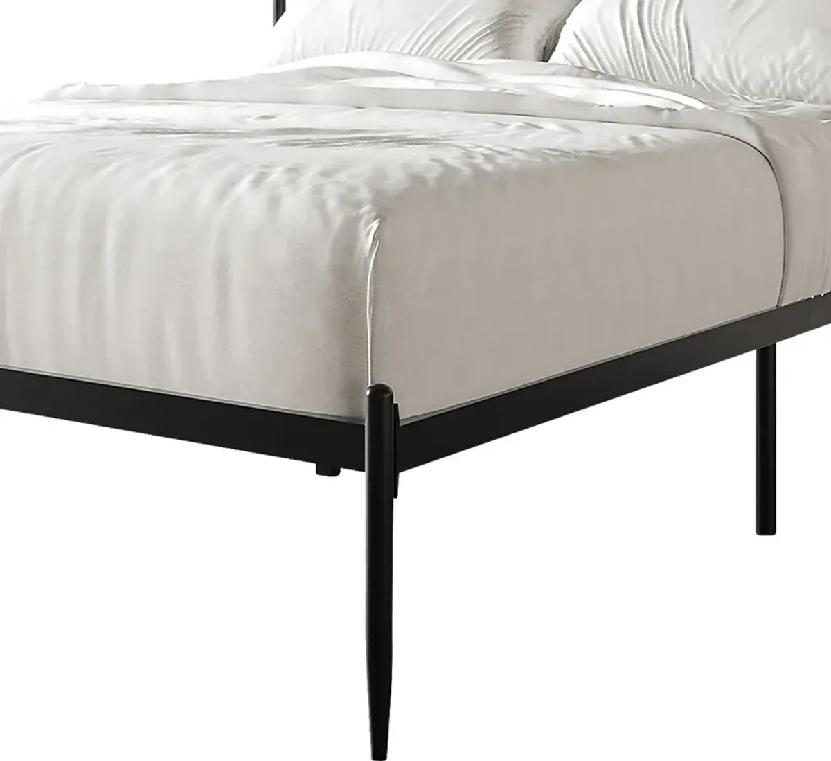 Yewair Black Queen Bed