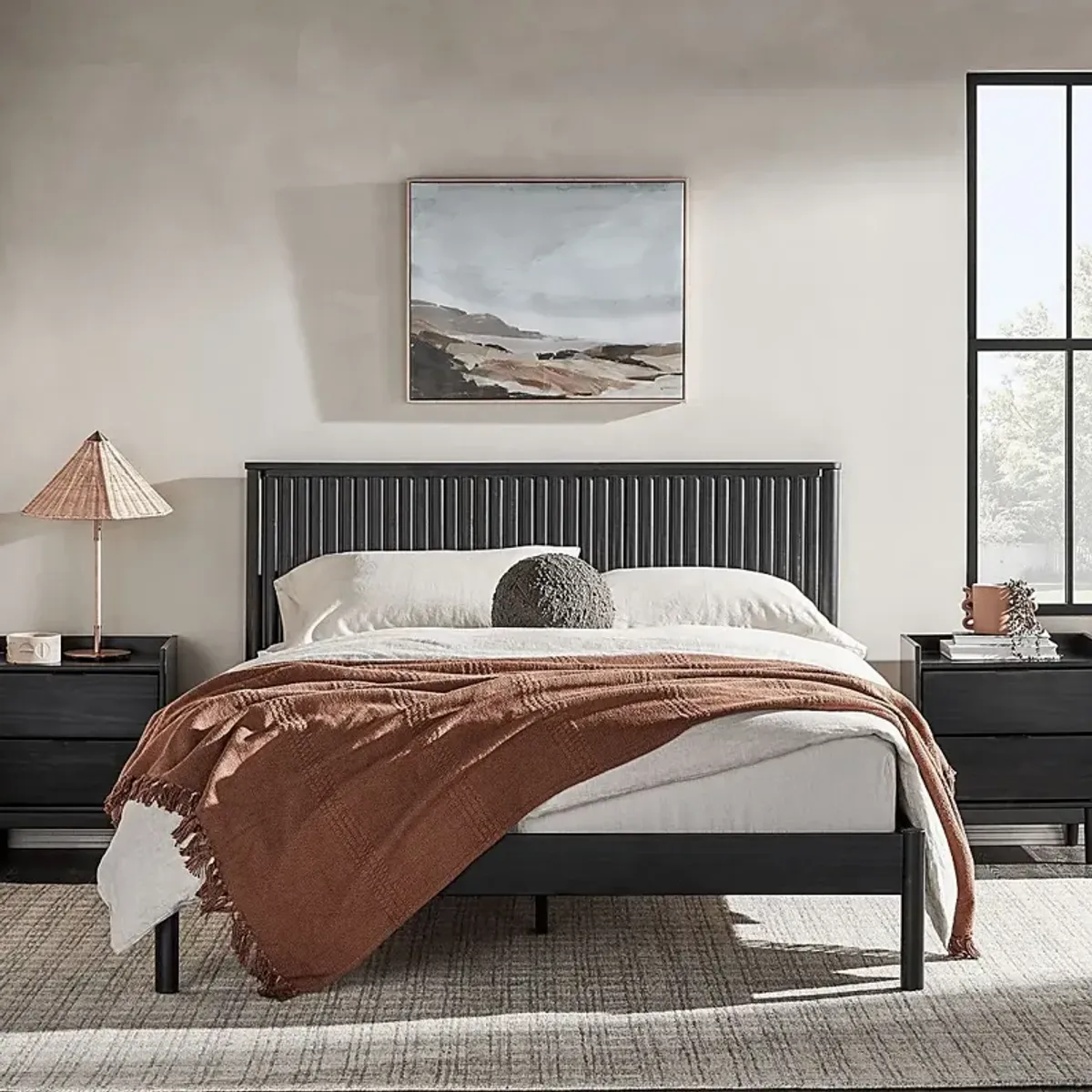 Briarthorne Black Queen Bed