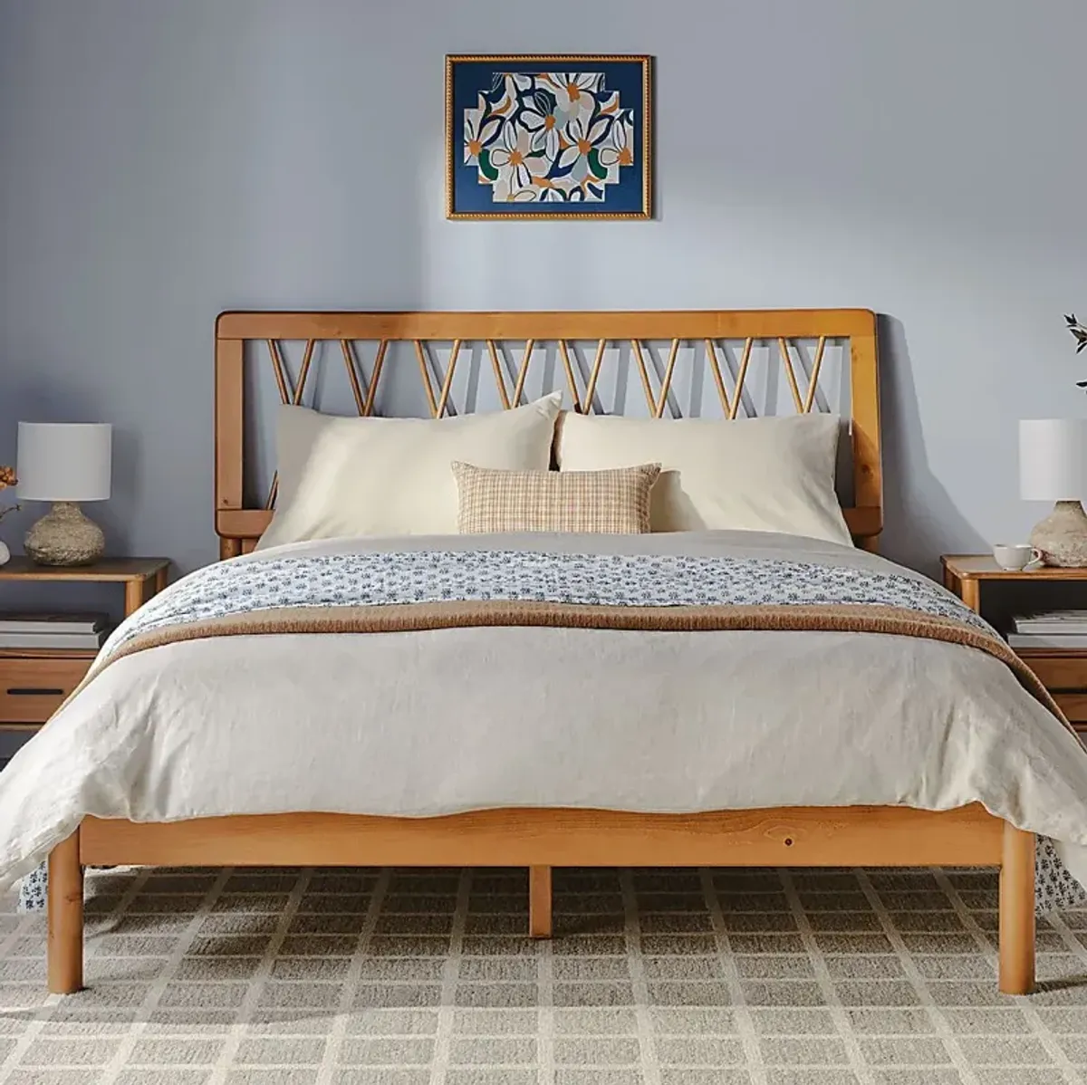 Calpella Caramel Queen Bed