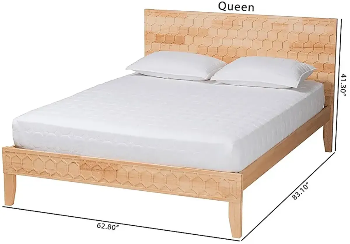 Mosholder Brown Queen Bed