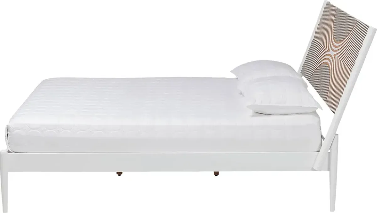 Naugle White Queen Bed