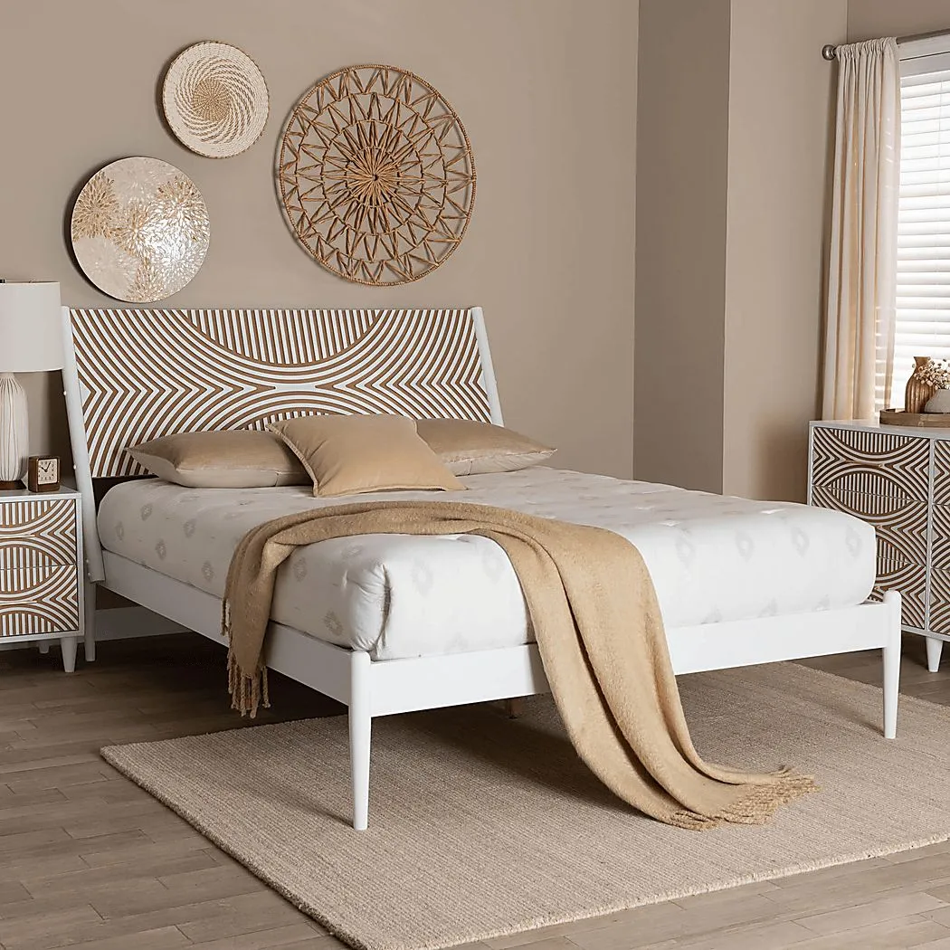 Naugle White Queen Bed