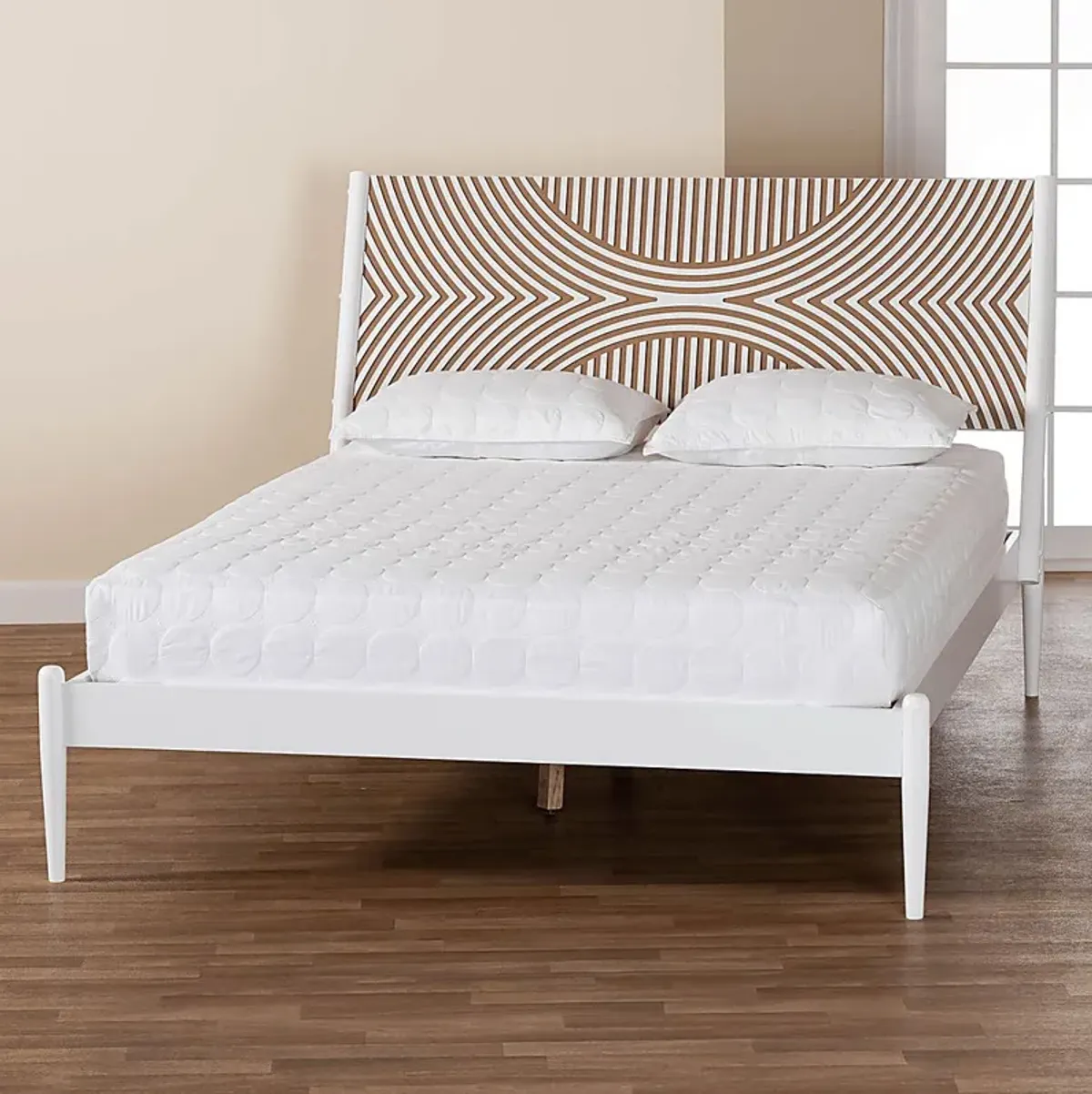 Naugle White Queen Bed