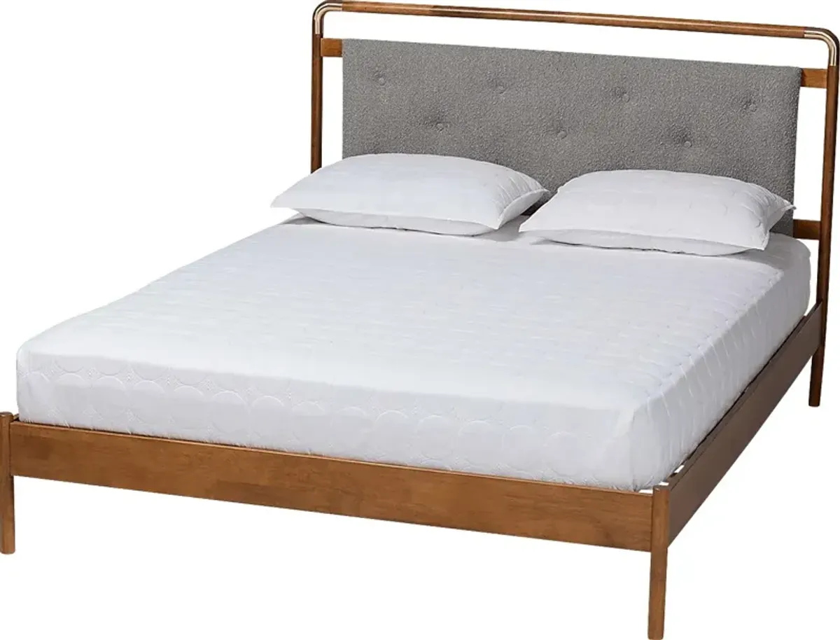 Greenawalt Light Gray Queen Bed