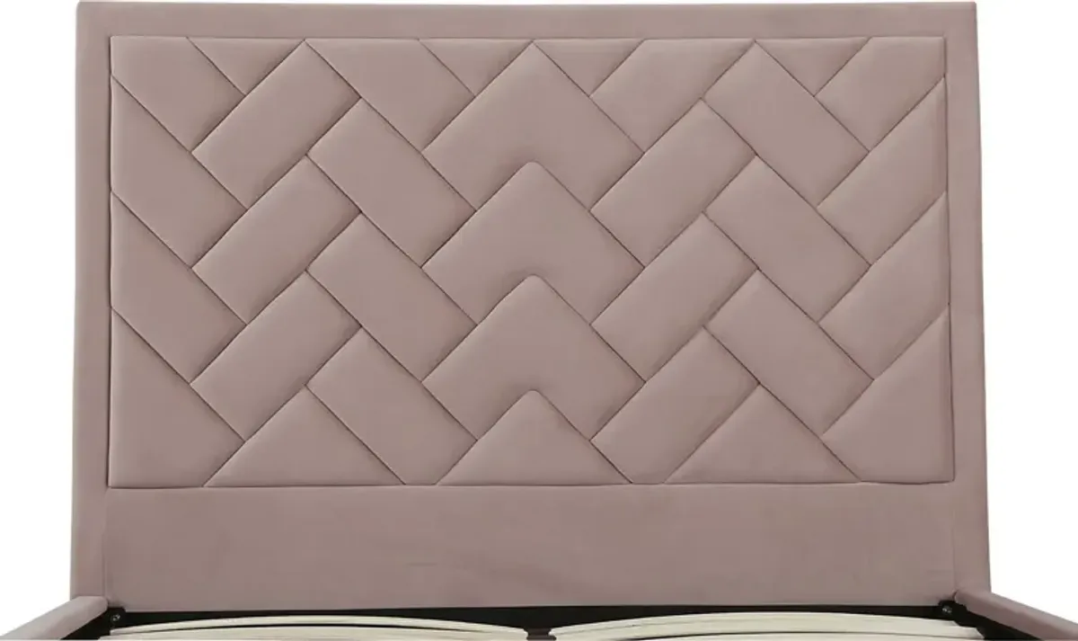 Bevra Blush Queen Bed