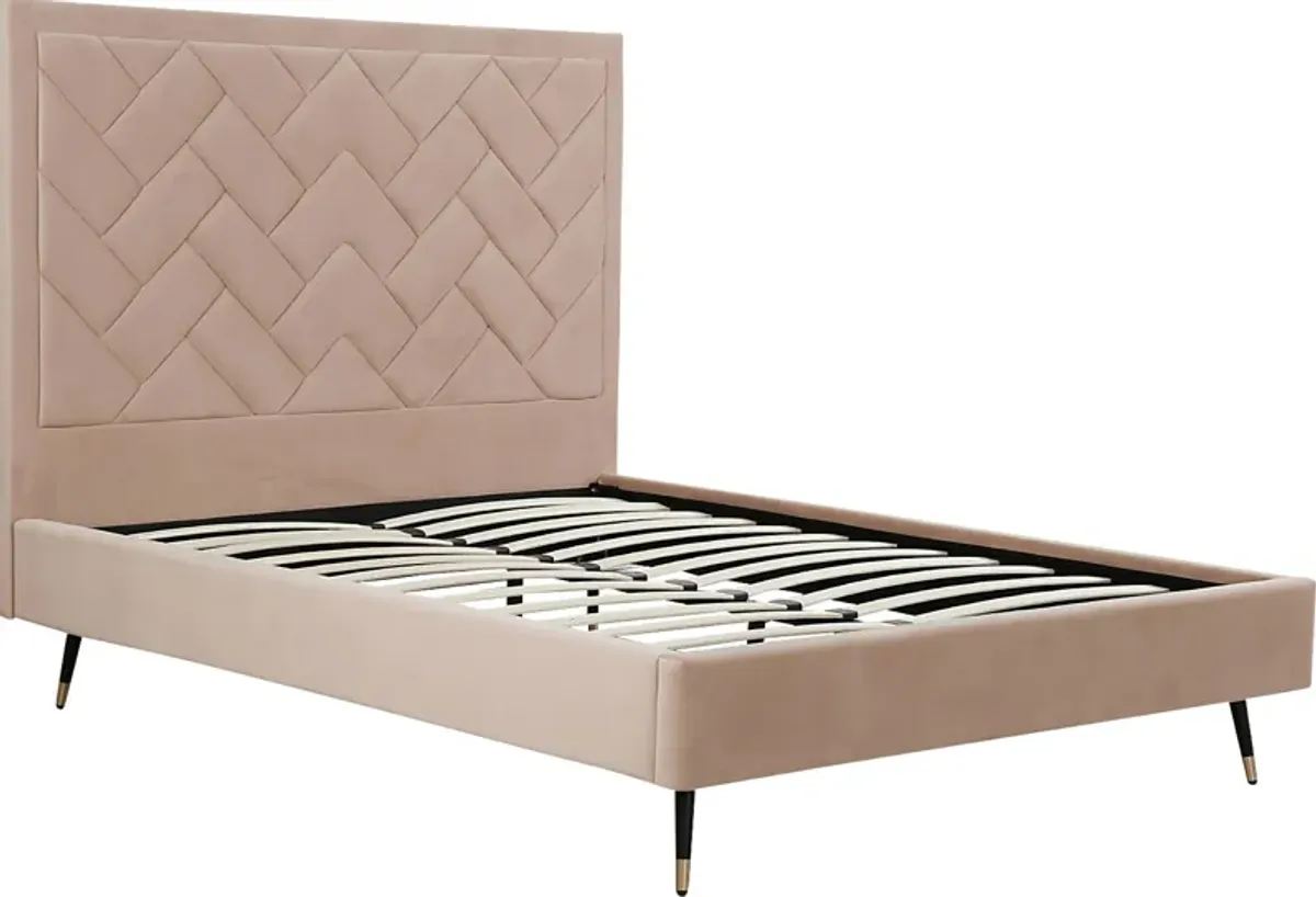 Bevra Nude Queen Bed