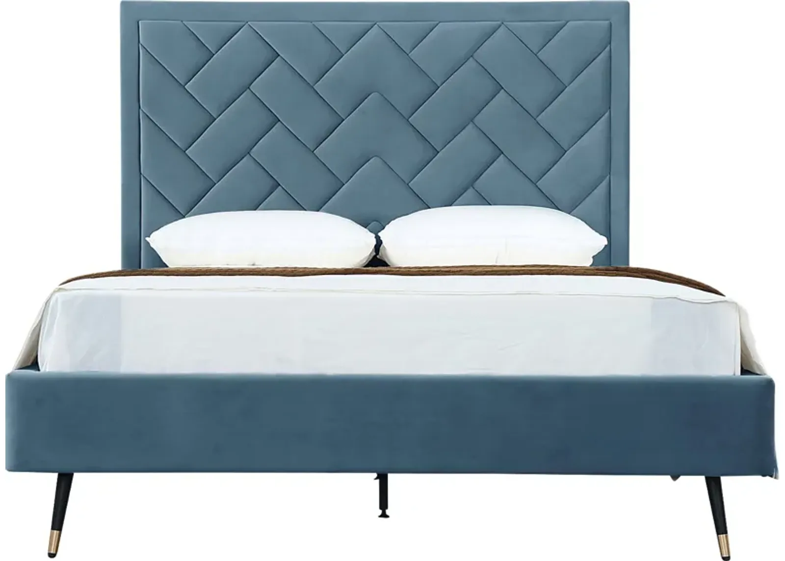 Bevra Blue Queen Bed