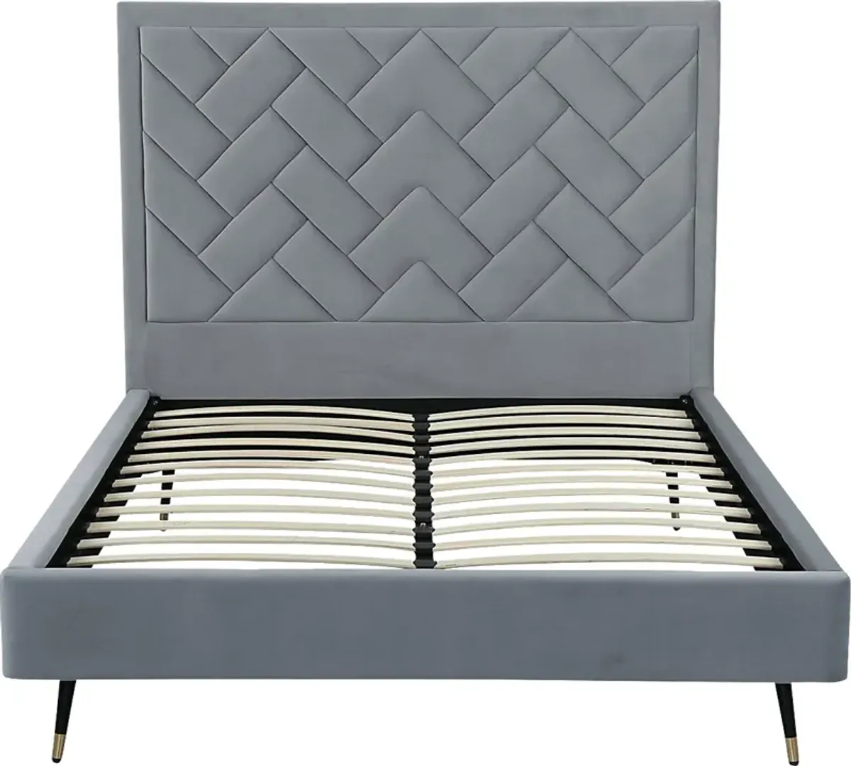 Bevra Gray Queen Bed