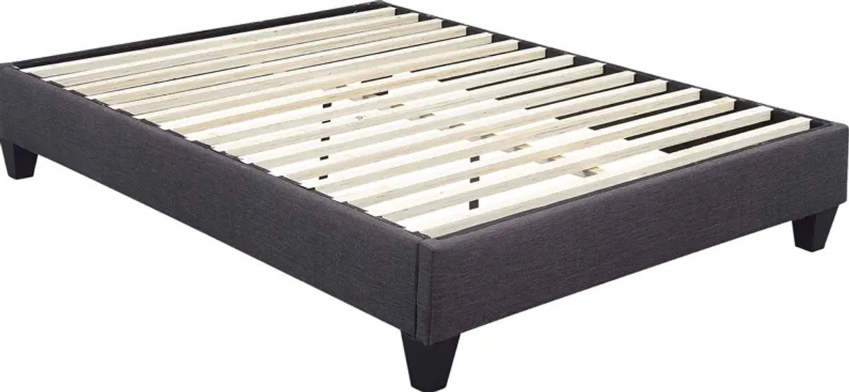 Herbworks Charcoal Queen Platform Bed