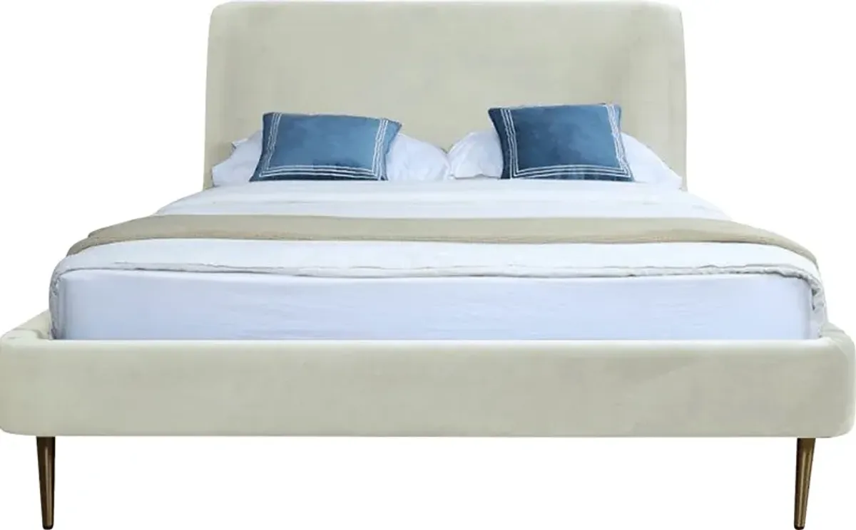 Galerita Cream Queen Bed