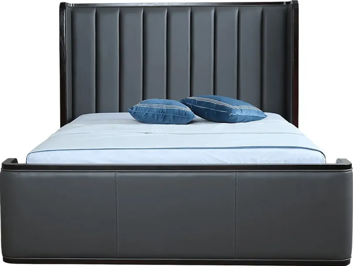 Gazenia Gray Queen Bed