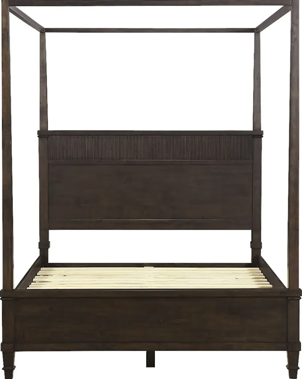 Mosscliff Brown Queen Canopy Bed