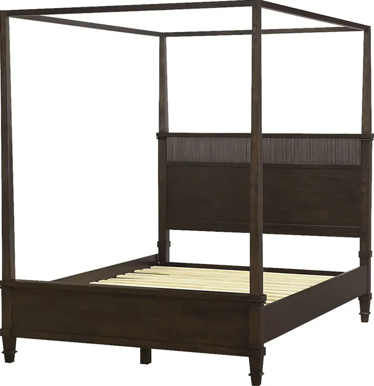 Mosscliff Brown Queen Canopy Bed