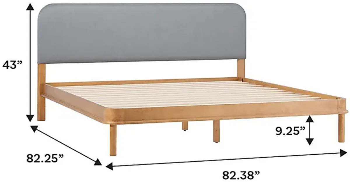 Wirthlin Oak King Bed