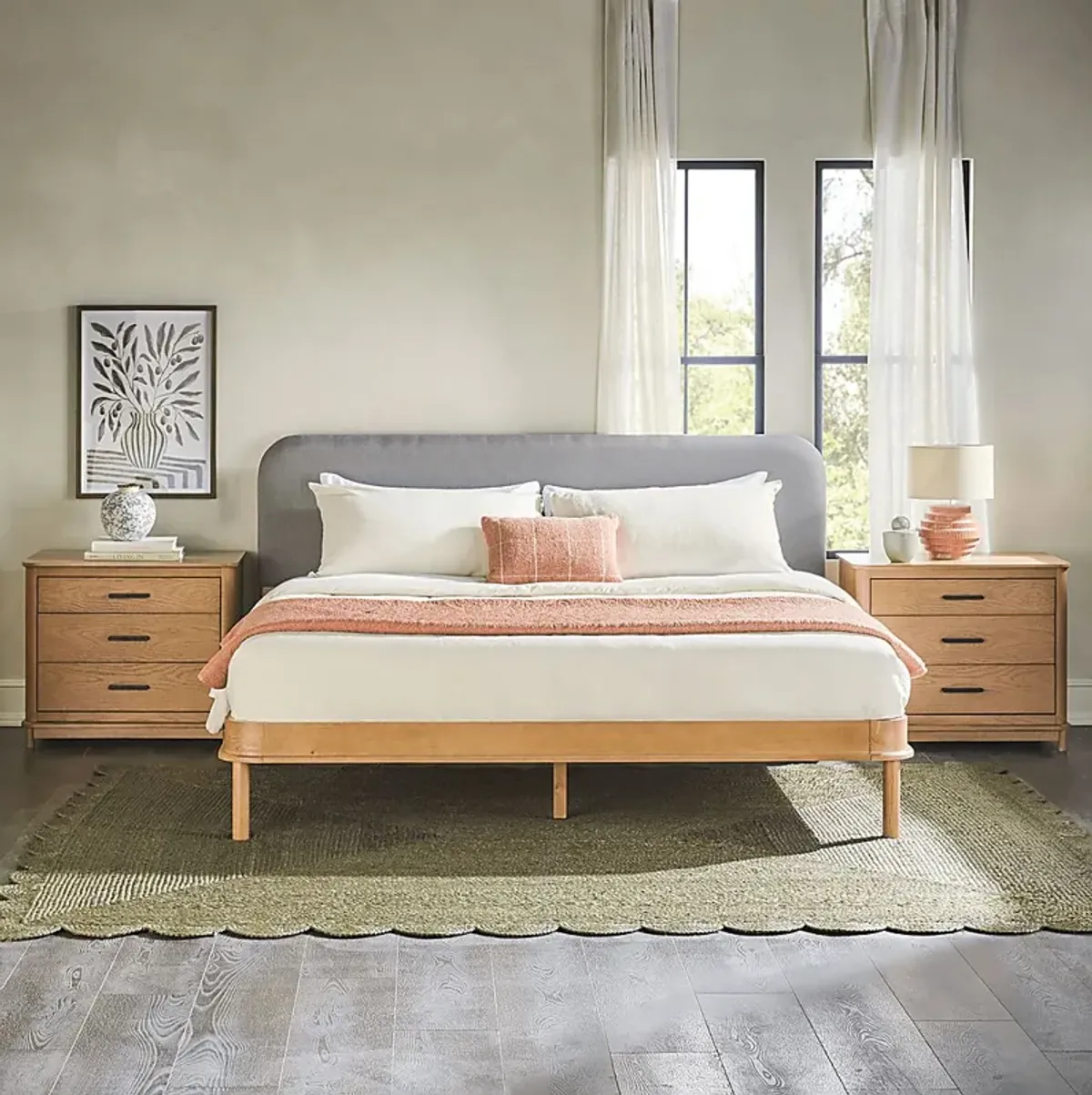 Wirthlin Oak King Bed