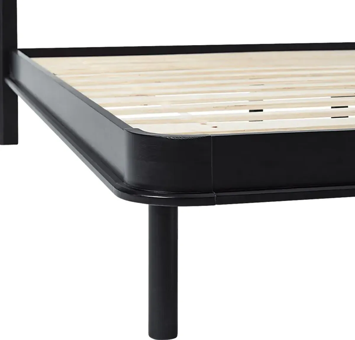 Wirthlin Black Queen Bed