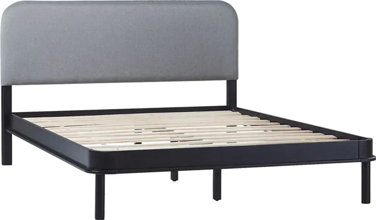 Wirthlin Black Queen Bed