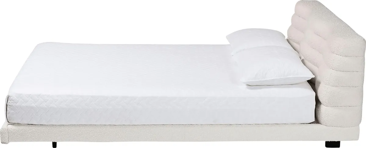 Betaiy Cream Queen Bed