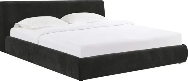 Forswall III Black King Bed
