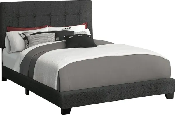 Gemmart Black Queen Bed