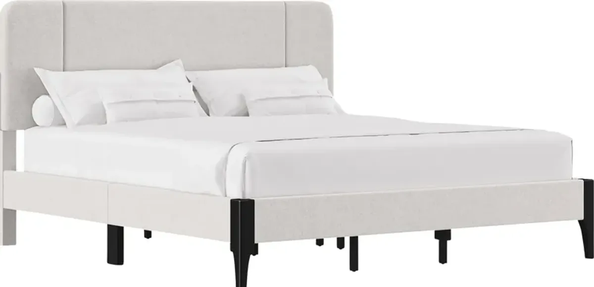 Reesha Beige King Bed