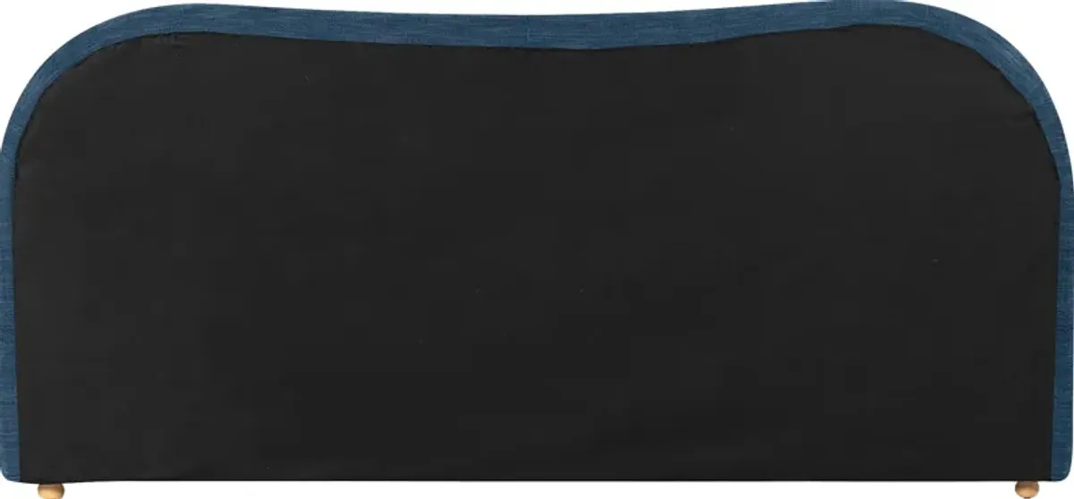 Cyur Navy Queen Bed