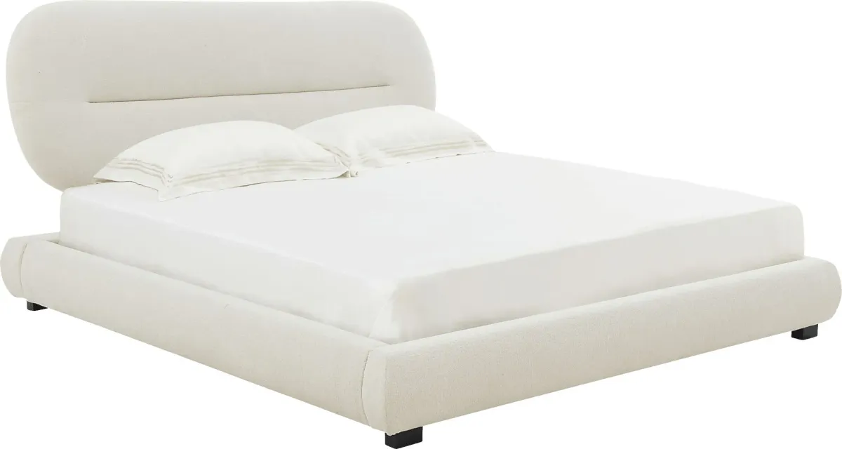 Agatha Creme King Bed