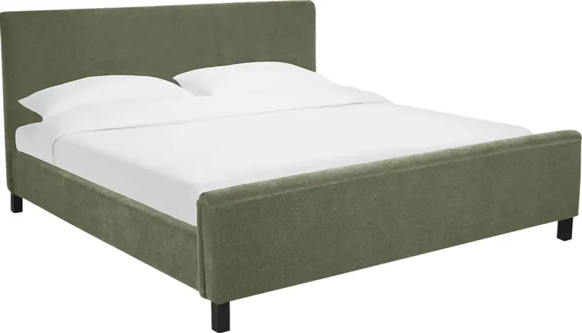 Teferi Green King Bed