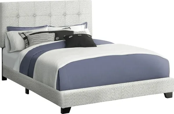 Gemmart Light Gray Queen Bed