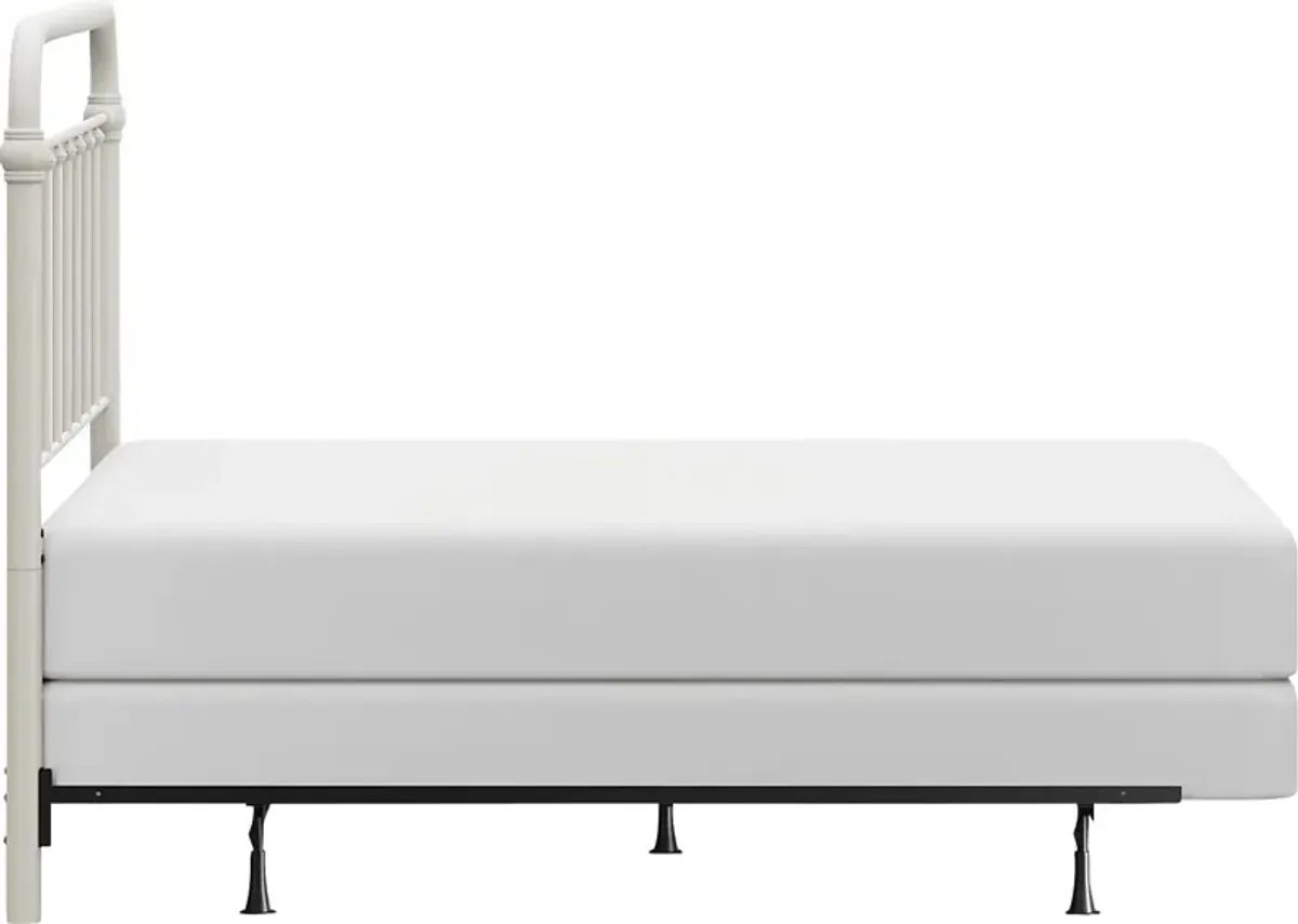 Leveni White Queen Bed