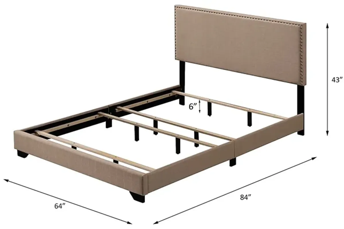 Domangue Beige Queen Bed