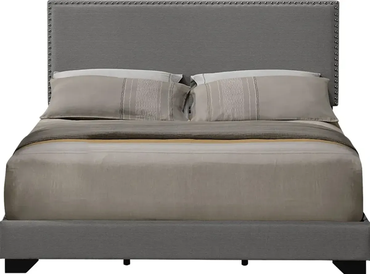 Domangue Light Gray Queen Bed