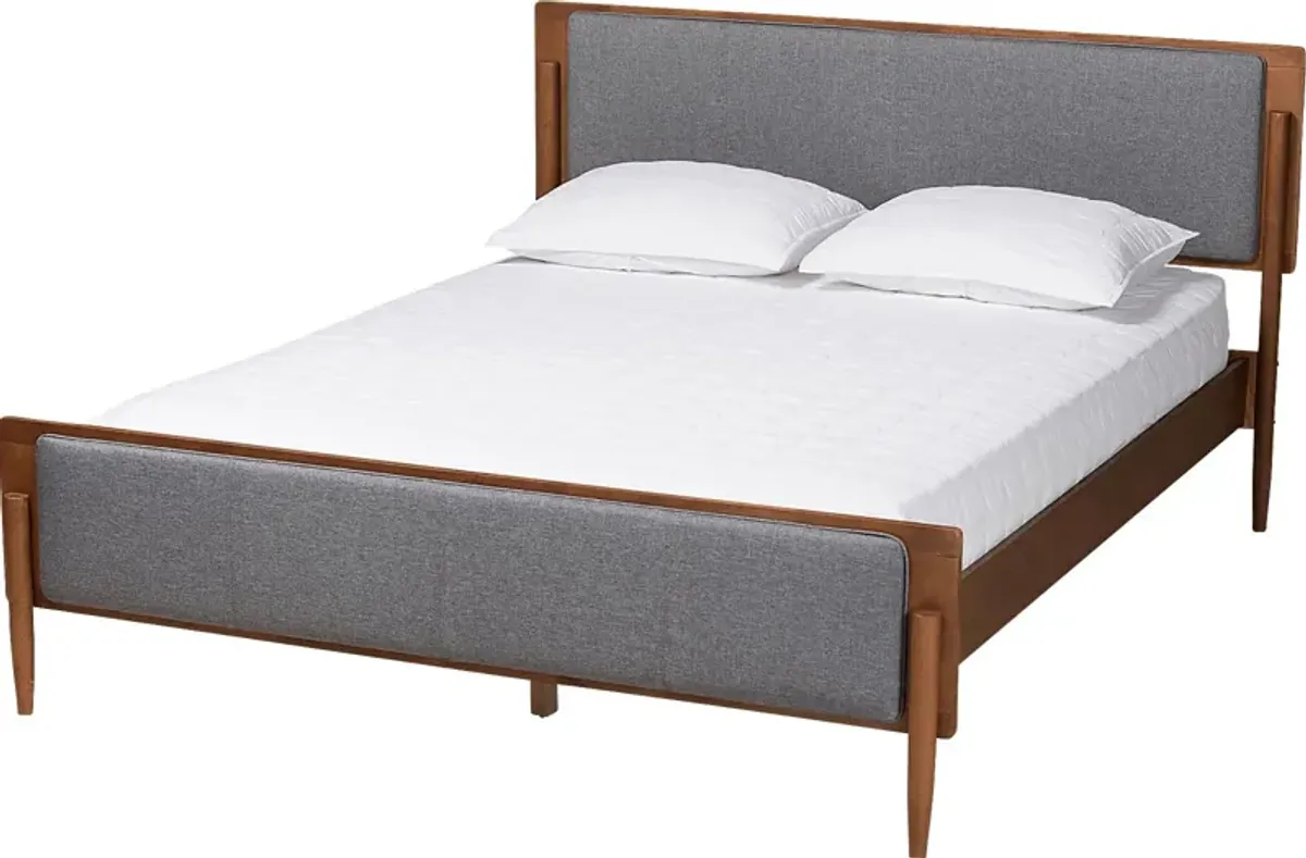 Bolender Gray Queen Platform Bed