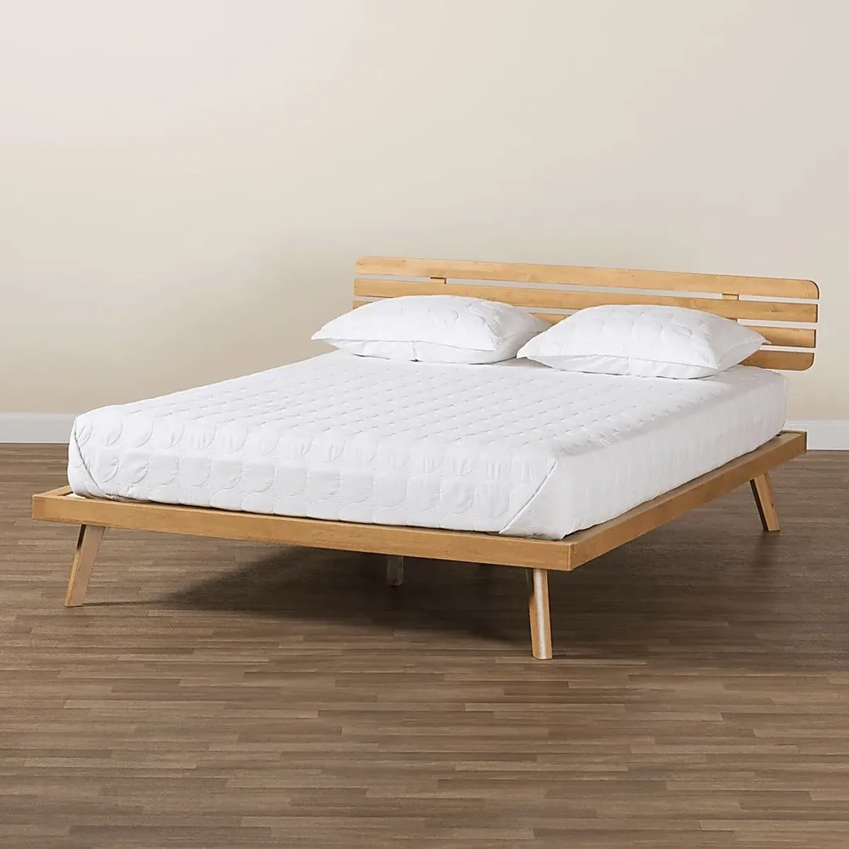 Massaro Brown Queen Platform Bed