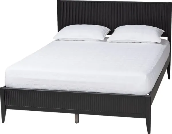 Steagall Black Queen Bed
