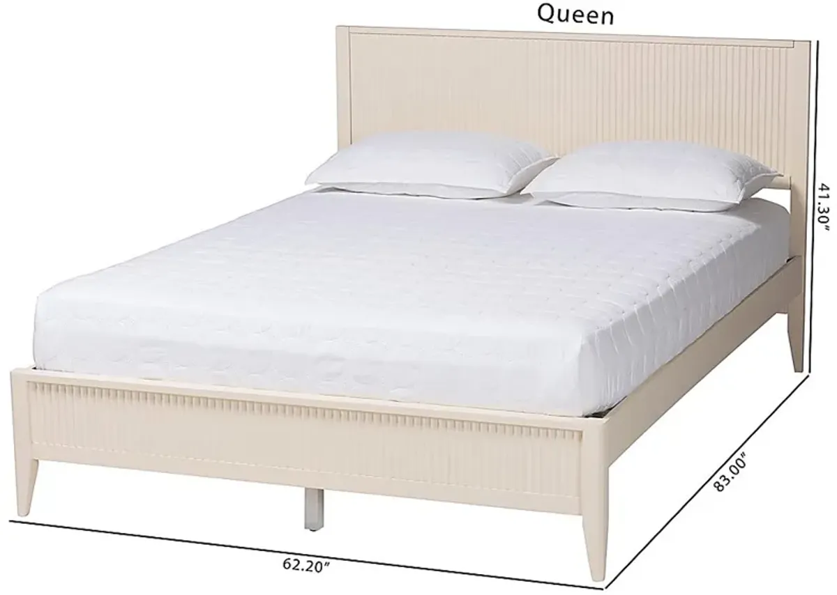 Steagall Ivory Queen Bed