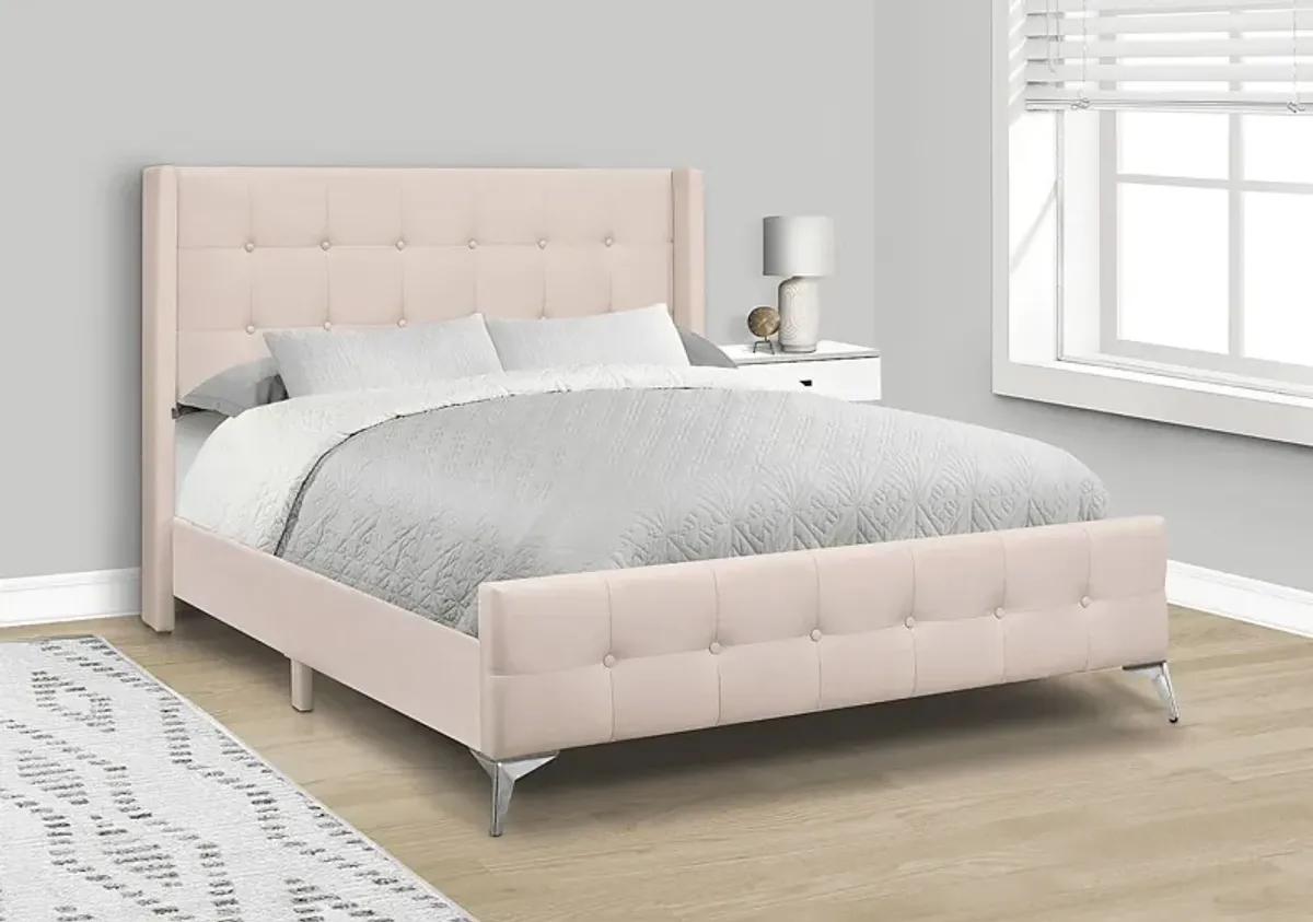 Kittingham Pink Queen Bed