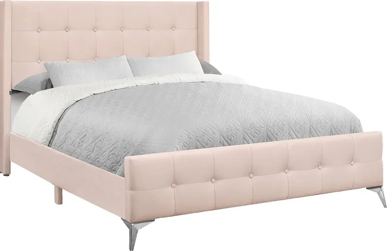 Kittingham Pink Queen Bed