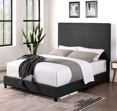 Fyna Gray Queen Upholstered Bed