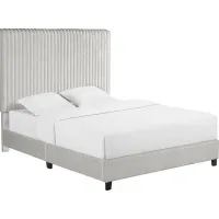 Cerau Gray Queen Upholstered Bed