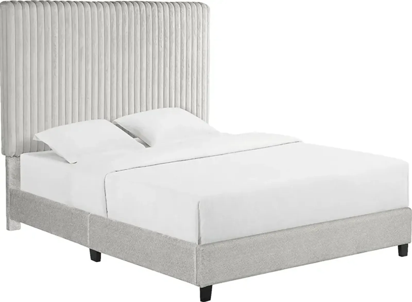 Cerau Gray Queen Upholstered Bed