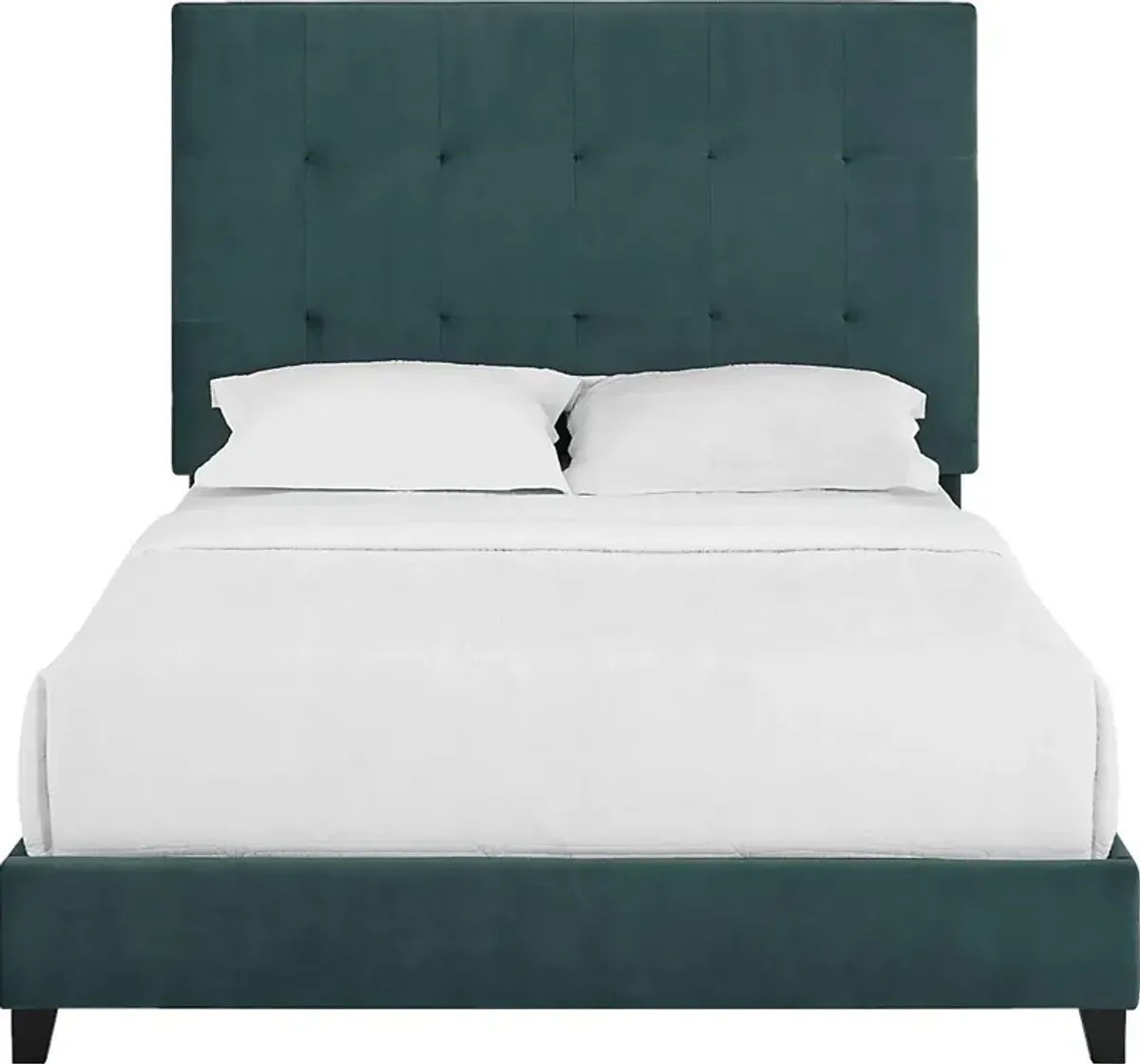 Valria Green Queen Upholstered Bed