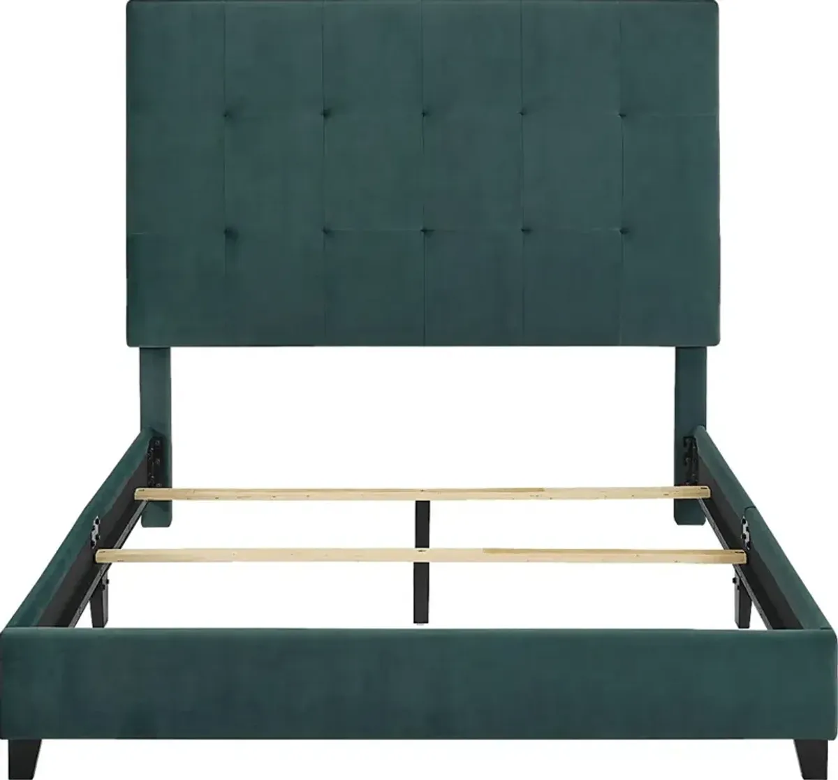 Valria Green Queen Upholstered Bed